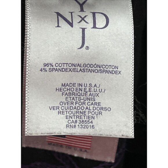 NYDJ Straight Women's Jeans Size 14‎ Blue Dark Wash Lift Tuck Technology 32L - Picture 8 of 10